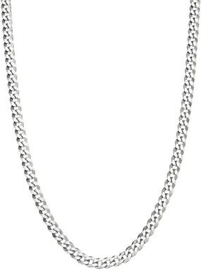925 Sterling Silver Cuban Link Chain Necklace for Men & Women, 3.5mm Thick